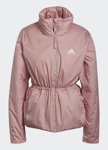 Рожева демісезонна утеплена куртка bsc 3-stripes winter adidas