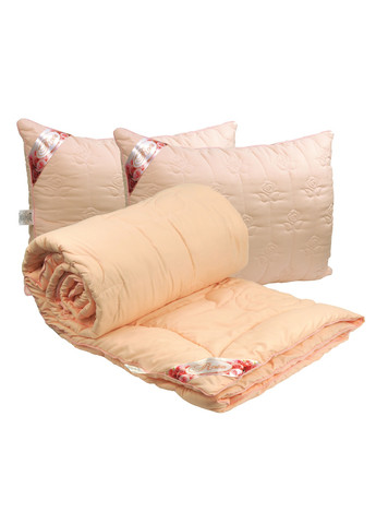 Набор одеяло 200х220 с волокном "Rose Pink" + 2 подушки 50х70 Руно (258066953)