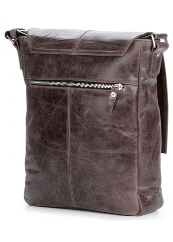 Чоловіча шкіряна сіро-коричнева сумка 00796 Shvigel (269994294)