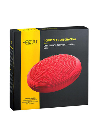 Балансувальна подушка-диск MED+ 33 см (сенсомоторна) масажна 4FJ0052 Red 4FIZJO (258354805)