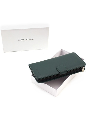Сучасний жіночий гаманець із магнітом MC-B031-950-7 (JZ6674) зелений Marco Coverna (259752536)