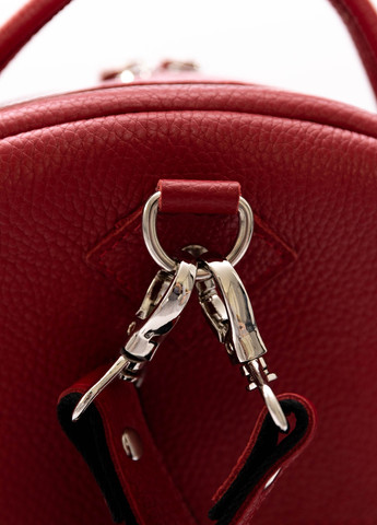 Рюкзак шкіряний 30*26*9 см Червоний Флотар Miros (258652970)