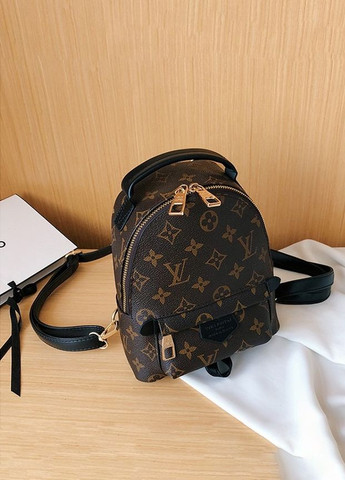 Жіночий міні рюкзак louis vuitton маленький коричневий LV (275927339)