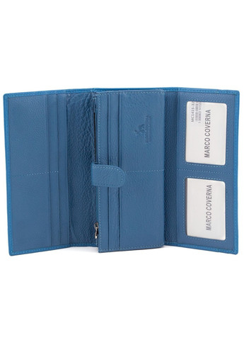 Яскравий молодіжний гаманець зі шкіри MC-1415-32 (JZ6627) блакитний Marco Coverna (259752506)