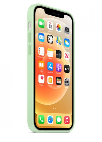 Чохол силіконовий soft-touch Silicone case with Mag Safe для iPhone 12/12 Pro зелений Pistachio Apple (260088435)
