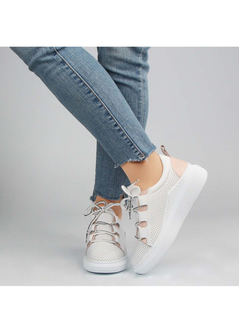 Белые демисезонные женские кроссовки 196802 Buts