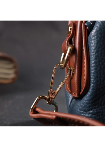 Молодіжна жіноча шкіряна сумка через плече 22428 Vintage (276705812)