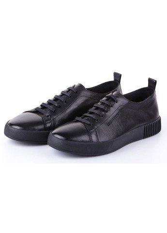 Черные демисезонные мужские кроссовки 195099 Cosottinni