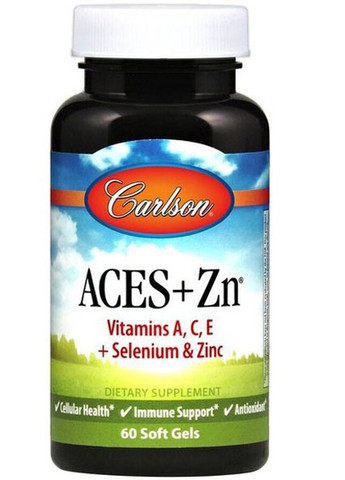 Aces + Zn 60 Soft Gels Carlson Labs (257342538)