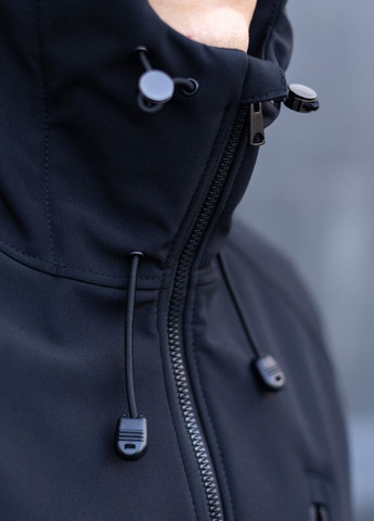 Чорна демісезонна куртка matrix чорний Pobedov