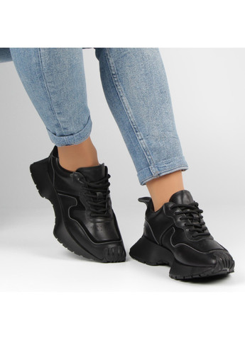 Чорні осінні жіночі кросівки 198081 Buts