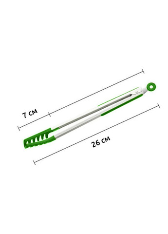 Щипцы грабли для спагетти пластиковые с ручками из нержавеющей стали и силикона 26 см Kitchen Master (267925624)