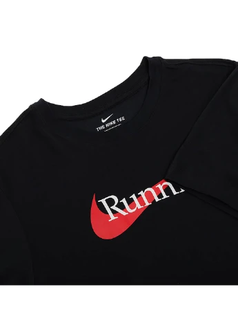 Чорна футболка u nk dry tee hbr Nike