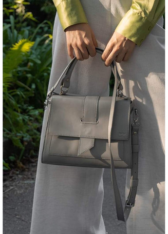 Женская кожаная сумка Ester серая TW-ESTER-GREY The Wings (263519060)
