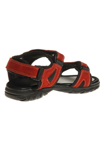 Красные повседневные сандалии подростковые для мальчиков бренда 7300043_(65) Mida на липучке