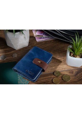 Картхолдер зі шкіри HiArt CH-02br Crystal Blue Hi Art (268371585)