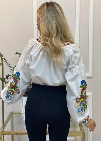 Женская блузка вышиванка Ева с разноцветной вышивкой You Best (277945282)