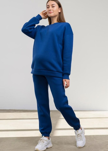 Теплый синий спортивный костюм для беременных и кормящих синий Юла мама (269340575)