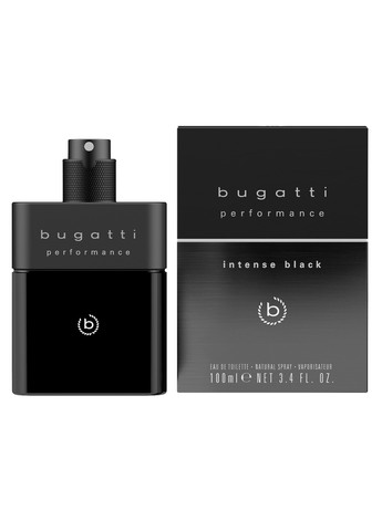 Туалетная вода для мужчин Performance Intense Black Черный Bugatti (277812681)