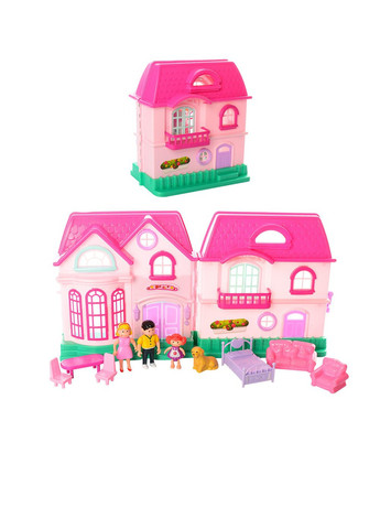 Будиночок для ляльок колір різнокольоровий ЦБ-00213909 No Brand (259466293)
