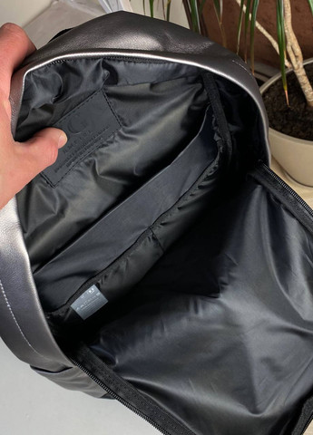 Женский серебряный рюкзак портфель стильный городской водоотталкивающий SG (258459139)
