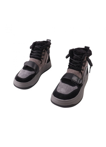 ботинки женские серые натураьная замша Lifexpert