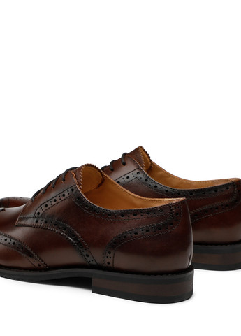 Туфлі FABIANO-01 122AM Gino Rossi однотонні темно-коричневі кежуали