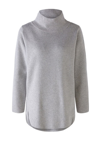 Серый демисезонный женский свитер серый джемпер Oui