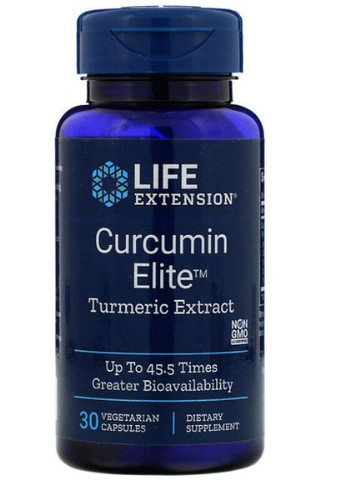 Curcumin Elite, Turmeric Extract 30 Veg Caps LEX24673 Life Extension (256721460)
