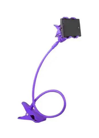 Гибкий регулируемый держатель зажим прищепка для планшета телефона 60 см (474489-Prob) Фиолетовый Unbranded (258574900)