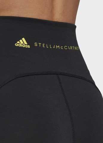 Черные летние леггинсы by stella mccartney truestrength yoga adidas