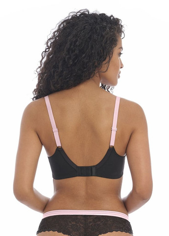 Чорний балконет бюстгальтер 5451 Freya з кісточками поліамід, еластан