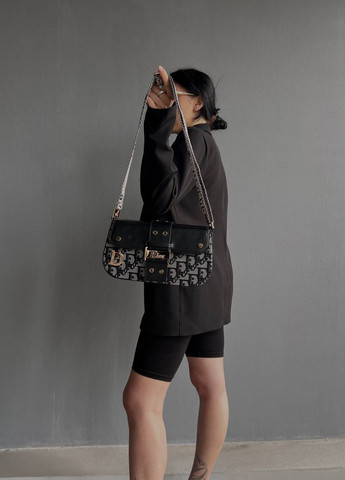 Трендова сумочка з лого Dior Small Camp Bag Embroidery Grey Vakko (260474460)