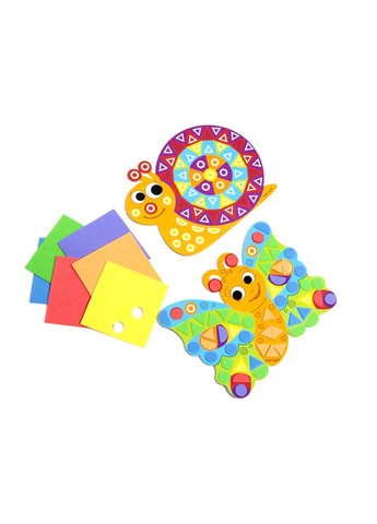 Набор для творчества "Мягкая фигурная мозаика. Улитка цвет разноцветный ЦБ-00136764 Vladi toys (259442949)