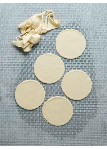 Ролик кулинарный нож для нарезки теста кругами для вареников, пельменей, печенья 15 см Kitchette (260043526)