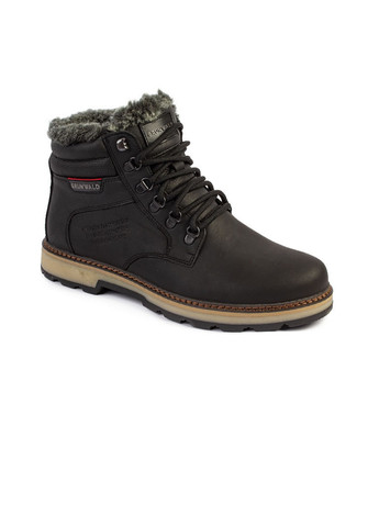 Черные зимние ботинки мужские бренда 9500836_(1) Grunwald
