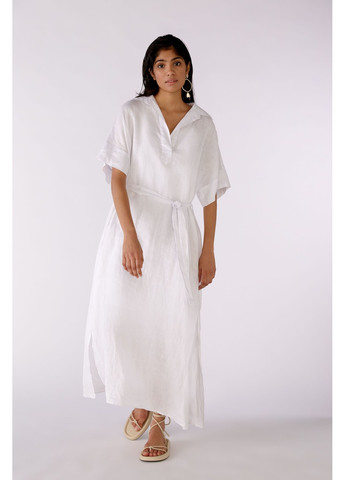 Белое кэжуал женское платье белый оверсайз Oui