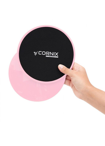 Диски-слайдери для ковзання (глайдингу) Cornix Sliding Disc 2 шт XR-0182 Pink No Brand (260735612)
