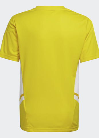Жовта демісезонна футболка condivo 22 adidas