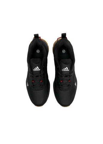 Чорні Осінні кросівки чоловічі, вьетнам adidas Equipment Terrex Fleece Black Red Gum