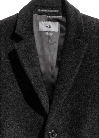 Чорне Пальто,чорний, H&M