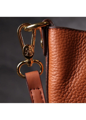 Молодіжна жіноча шкіряна сумка з косметичкою 22366 Vintage (276705724)