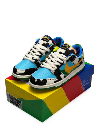 Цветные демисезонные кроссовки женские, вьетнам Nike SB Dunk Low Ben & Jerry‘s Chunky Dunky