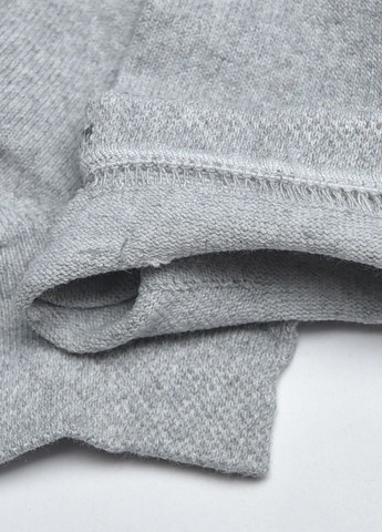 Носки мужские короткие серого цвета размер 43-46 Let's Shop (264912189)