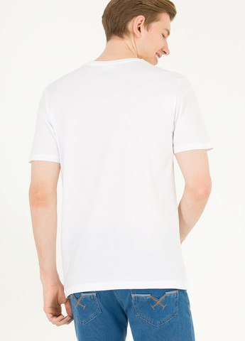 Белая футболка мужская U.S. Polo Assn.