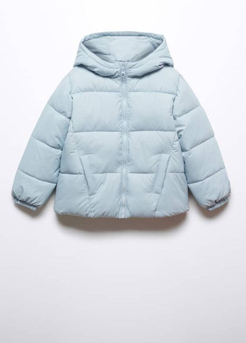 Голубая демисезонная демисезонная куртка для девочки 9005 122 см голубой 67426 Mango