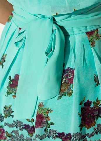 Бірюзова кежуал легка сукня із шифону (бірюзовий) Time of Style однотонна