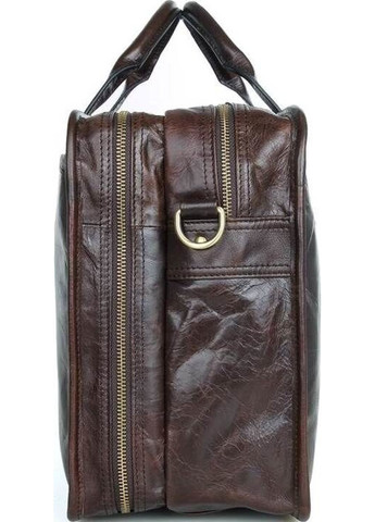 Чоловіча шкіряна сумка 14539 Темно-коричневий Vintage (262523632)