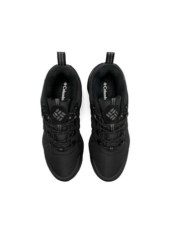Чорні Осінні кросівки чоловічі, вьетнам Columbia Facet Low Trinsulate All Black Gray Termo