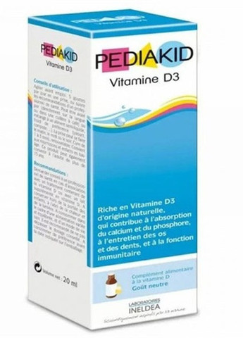 Vitamin D3 400 IU 20 ml Pediakid (257410805)